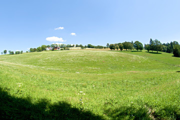 Landscape shot near Gramastetten in Upper Austria