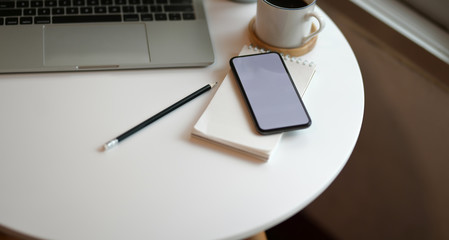 Minimal freelancer's workplace
