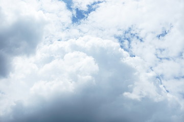 Blue Sky and white clouds  abstract natural background
