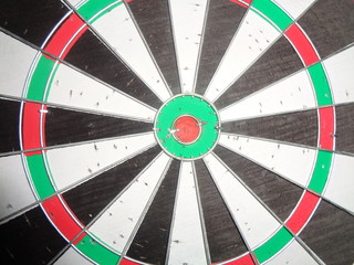 dart on a target