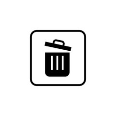 Trash icon. trash can icon. Delete icon vector