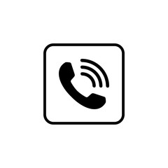 Call icon vector. Phone icon vector. telephone icon