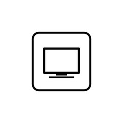 Laptop vector icon