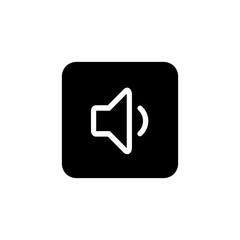Speaker icon vector. Volume icon. Loudspeaker icon vector