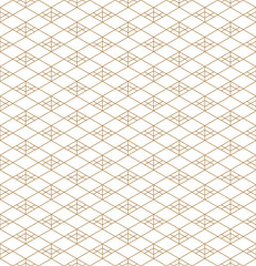 Seamless geometric pattern based on japanese ornament kumiko .