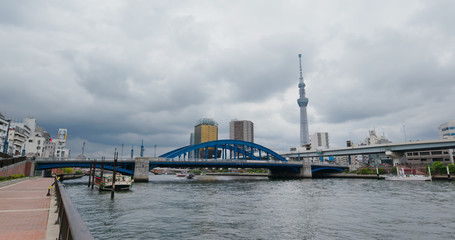 Asakusa district in Tokyo city of Japan