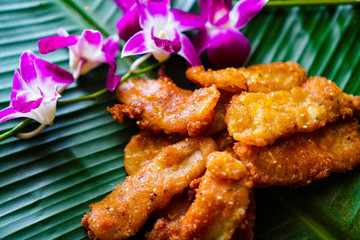 Fried banana Snak From Thailand