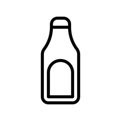  alcohol glass bottle processed food flat design.