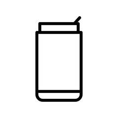 storage glass jar processed food flat design.