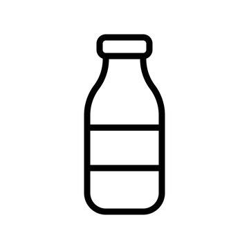 beverage alcohol glass bottle processed food flat design.