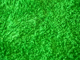 soft green towel textured surface
