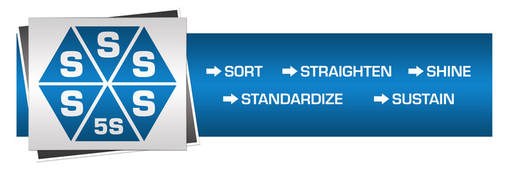 Five S Blue Grey Horizontal 