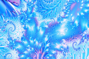 Background consists of fractal color texture