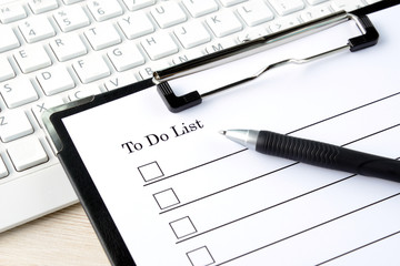 To Do リストとパソコン