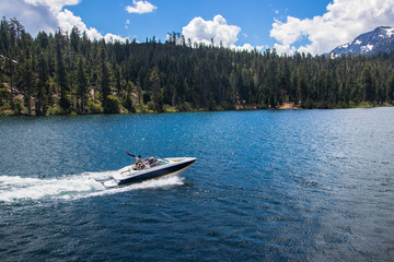 boat on the lake