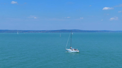 Fototapeta premium yacht in sea