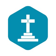 Grave icon. Simple illustration of grave vector icon for web