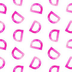 Seamless pattern with letters D