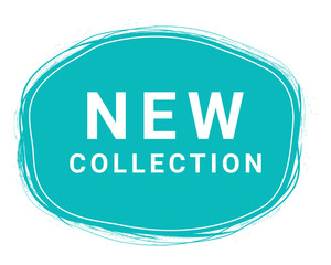 New Collection, Speech Bubble Banner, Element Design Template, App Icon, Vector Illustration. Eps 10