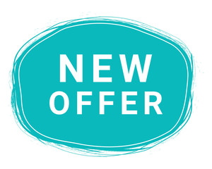 New Offer, Speech Bubble Banner, Element Design Template, App Icon, Vector Illustration. Eps 10