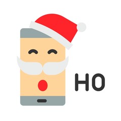 celebration avatar lettering for festival season Xmas flat editable outline icon.