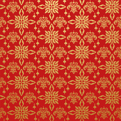 Red background. Asian style. Background texture. Vector image