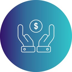 Saving Dollar icon for your project
