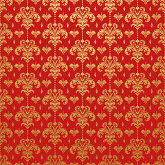 Red background. Chinese and Japanese style. Background texture. Vector art