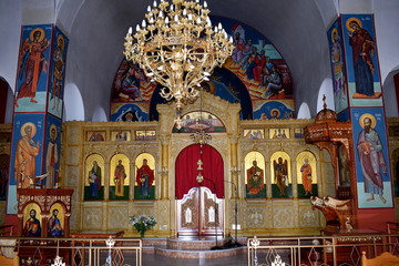 Obraz premium interior from a Greek church