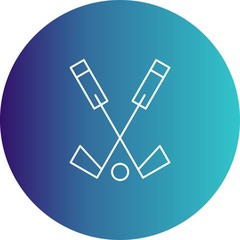 Hockey stick icon for your project