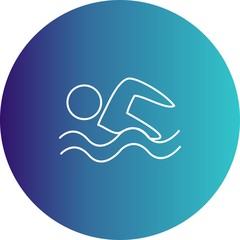Swimming icon for your project