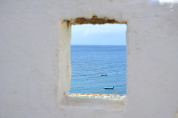 The Ocean Seen Through a Window