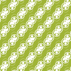 Geometric seamless pattern. Circles