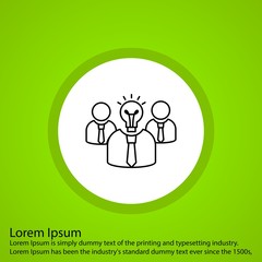 Creative team icon for your project