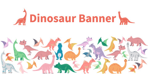 Cartoon Dinosaurs template