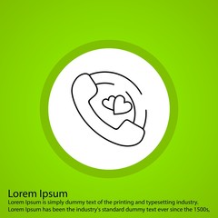 Love Phone icon for your project