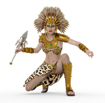 Amazonen Kriegerin