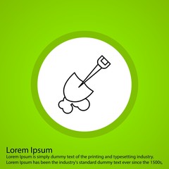 Shovel icon for your project