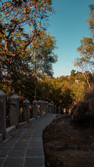 Walkpath and Blue Sky
