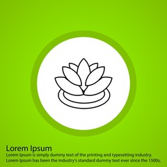 Floating Flowers icon for your project