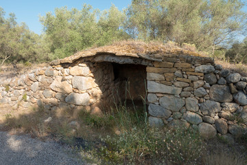 The august road between Sant mateu and Tortosa
