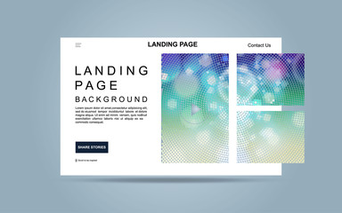 Website template for websites, or apps. minimal modern. Eps 10