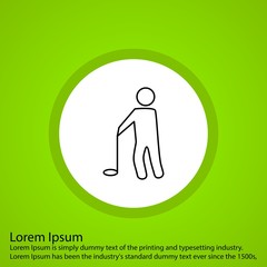  Golf Player icon for your project