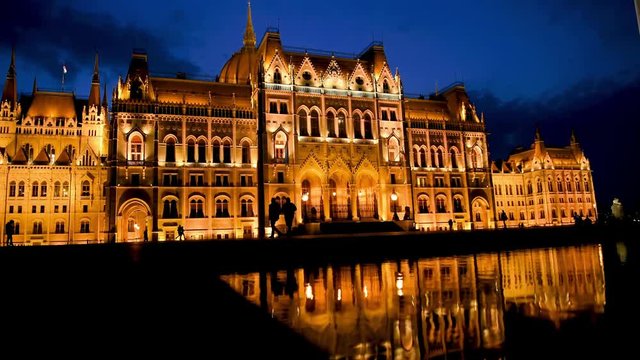 Budapest Parliament night.reflections, Hungary