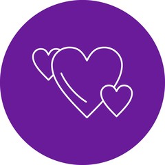 Hearts icon for your project