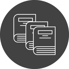 Fototapeta premium Books icon for your project