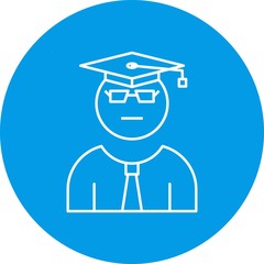 Male Student icon for your project