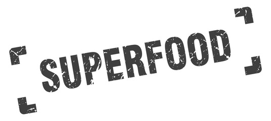 superfood stamp. superfood square grunge sign. superfood