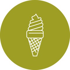 Ice cream icon for your project