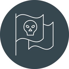 Pirate Flag icon for your project